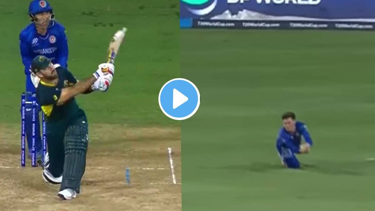 AFG vs AUS : ग्लेन मॅक्सवेलचा झेल ठरला अफगाणिस्तानच्या ऐतिहासिक विजयाचा ‘टर्निंग पॉइंट’, VIDEO होतोय व्हायरल