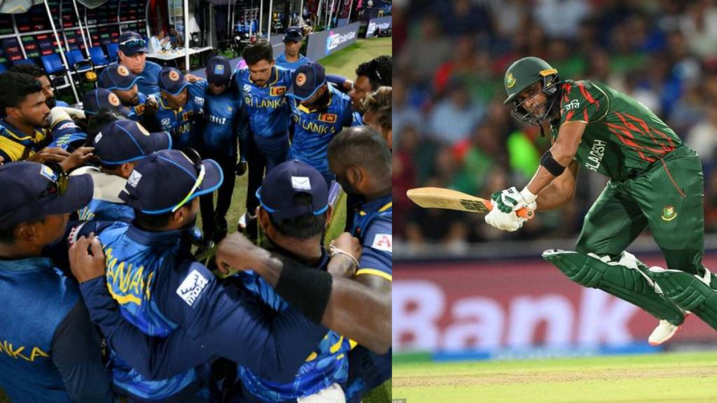 BAN beat SL by 5 Wickets 1st Time in the History of T20 World Cup 2024