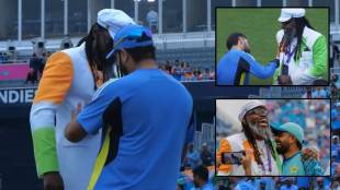 Chris Gayle Special Jacket with India pakistan Flag for IND vs PAK Match