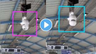 train commuters spot rapidly rotating cctc tv cammera at thane railway station netizens react after seeing viral video
