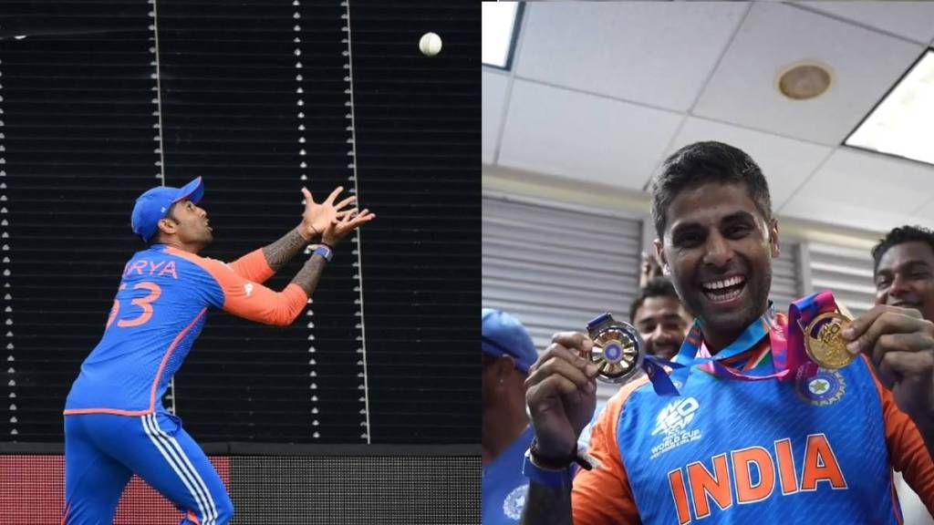Suryakumar yadav received best fielder medal from Jay shah video