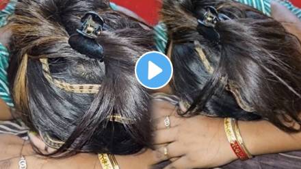 Video of a snake crawling on the hair of a sleeping woman went viral Video of a snake crawling on the hair of a sleeping woman went viral