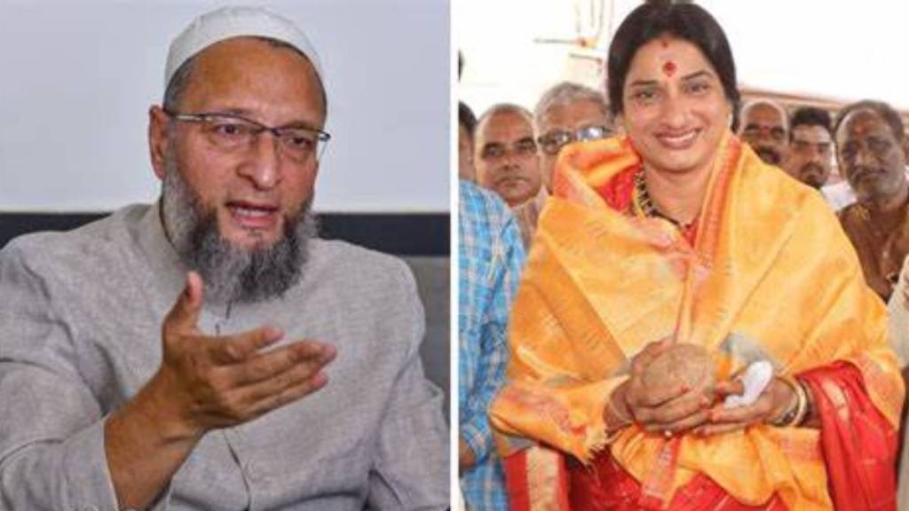 Madhvi Latha and Owaisi Madhvi Latha and Owaisi