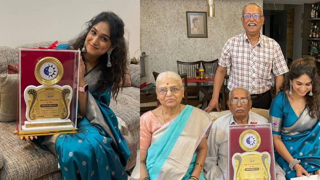 maharashtrachi hasyajatra fame Priyadarshini Indalkar was honored with the Best Comedian Award