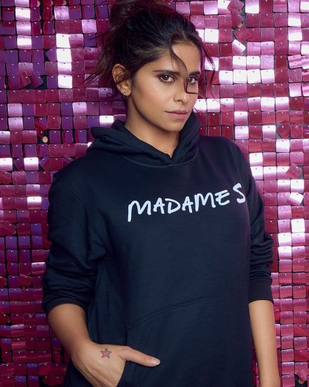 Sai Tamhankar T-Shirt Skirt Look