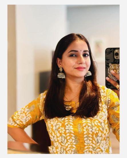 Sayali Sanjeev Yellow Kurta