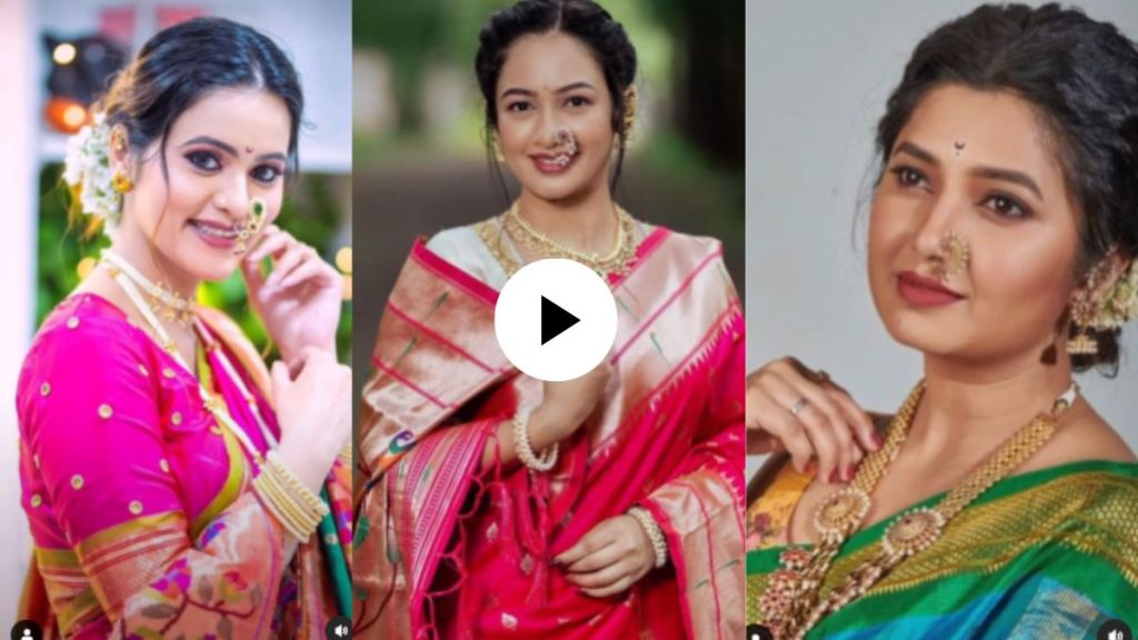 check photo poses for Vat Purnima look