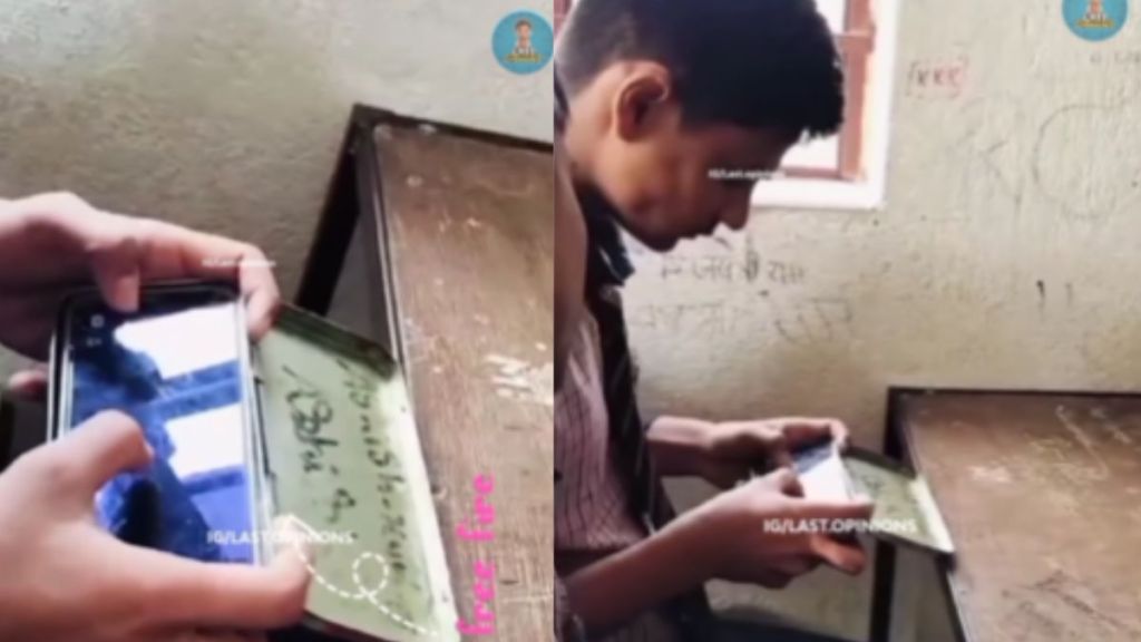 a student has hidden mobile in Compass Box