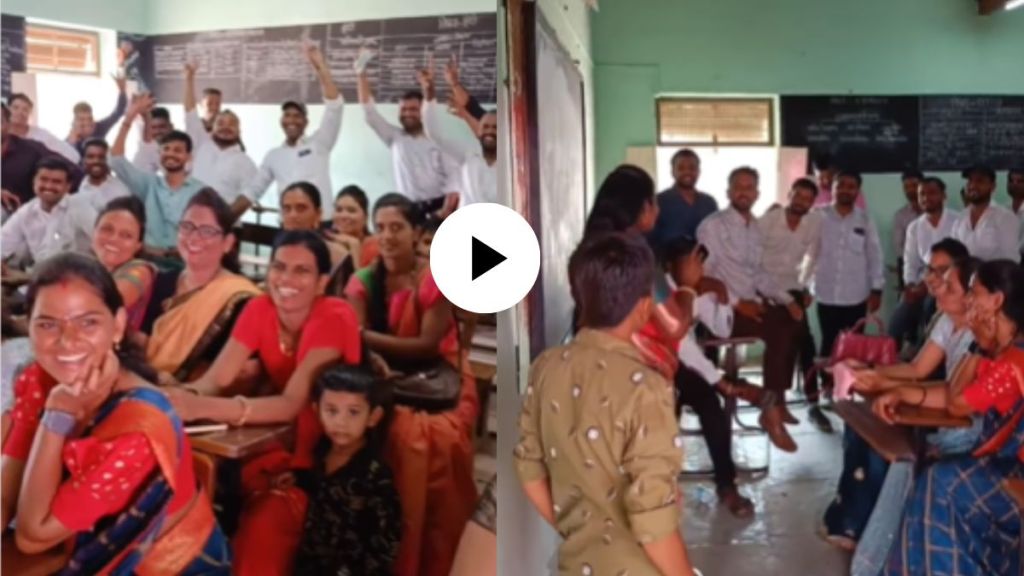 10th class batch of 2010 gather in school after 14 years