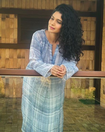 Urmila Kanetkar Kothare White Dress