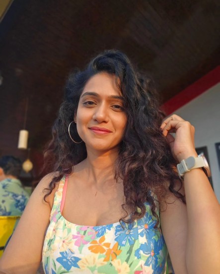 Urmila Kanetkar Kothare White Dress