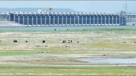 water storage below 6 percent in all seven dams