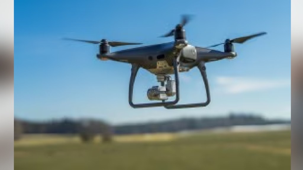 Drone surveillance on Jayakwadi project in Paithan