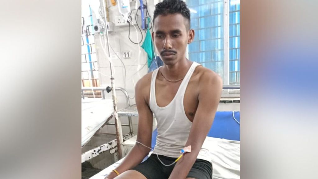 Candidate injured during SRPF recruitment field test