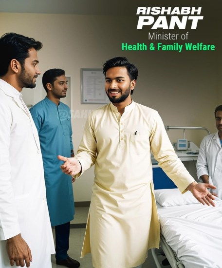 Rishabh Pant Minister of Health and Family Welfare