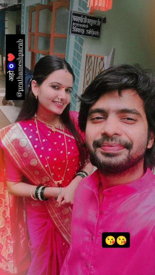marathi-celebrities-celebrated-first-var-purnima-after-marriage