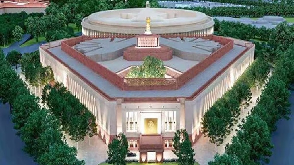 Statues of Gandhi, Ambedkar Phule Chhatrapati Shivaji Maharaj in Parliament premises have been shifted Statues of Gandhi, Ambedkar Phule Chhatrapati Shivaji Maharaj in Parliament premises have been shifted