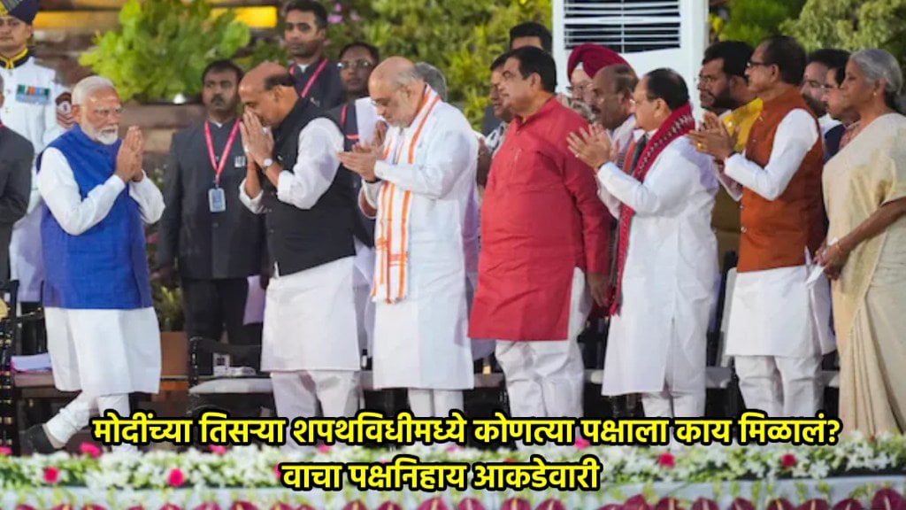 PM Narendra Modi Oath Taking Ceremony Updates in Marathi PM Narendra Modi Oath Taking Ceremony Updates in Marathi