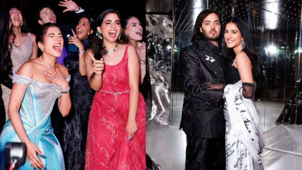 radhika merchant shares unseen photos from pre wedding bash