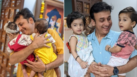 Sankarshan Karhade on fatherhood said being a father of twins taught me Patience