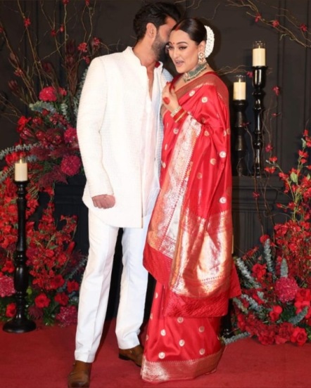 sonakshi sinha zaheer iqbal reception