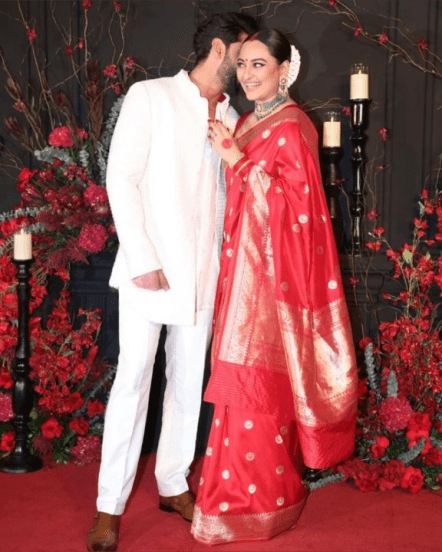sonakshi sinha zaheer iqbal reception