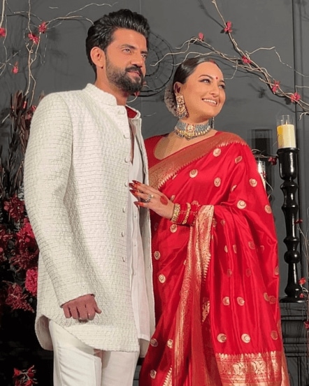sonakshi sinha zaheer iqbal reception 