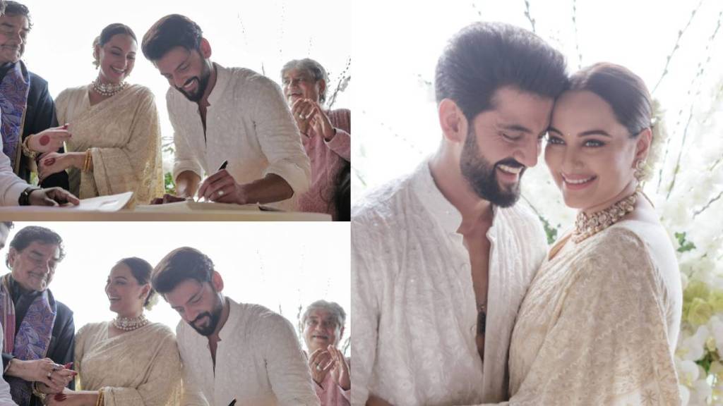 Sonakshi and Zaheer wedding photo
