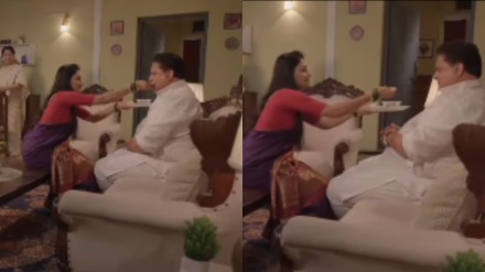 Tharla tar mag promo sayali will feed father raviraj whos upset due to pratima death