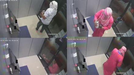 theft of lakhs of rupees by breaking the ATM theft of lakhs of rupees by breaking the ATM