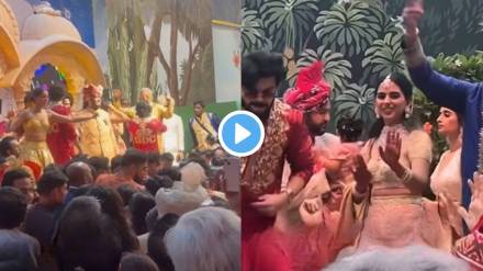 anant ambani and isha ambani dance in baraat video goes viral