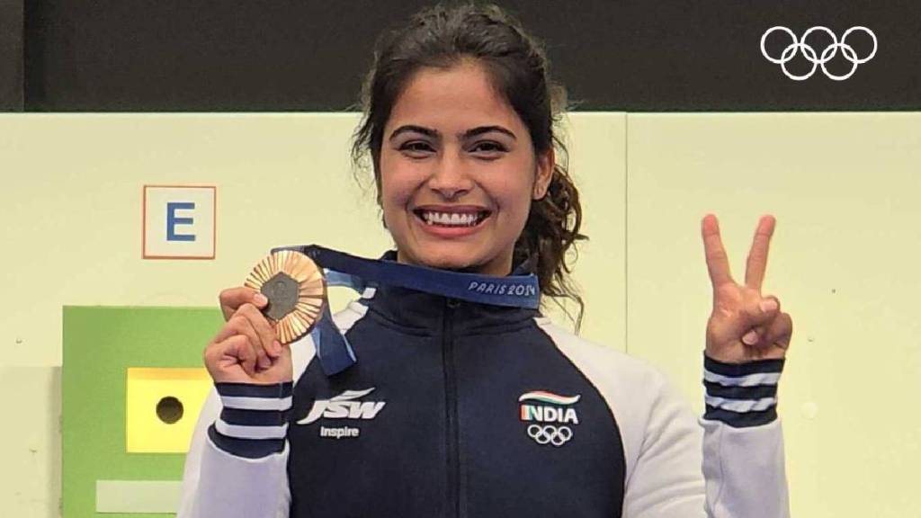 Manu Bhaker who gave India its first bronze medal