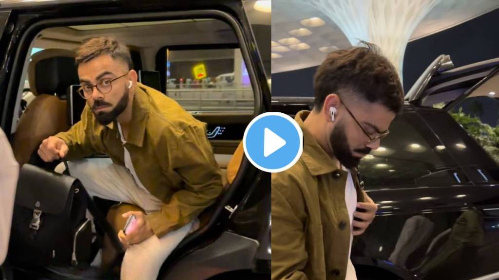 Virat kohli going to London video viral
