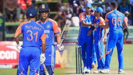 India vs Zimbabwe 3rd T20I Live Cricket Score in Marathi India vs Zimbabwe 3rd T20I Live Cricket Score in Marathi