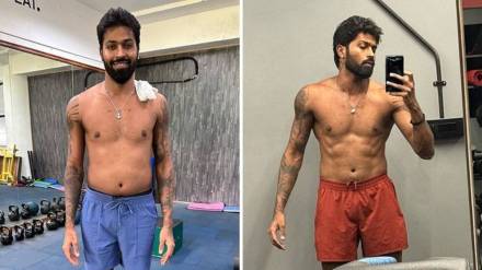 Hardik Pandya Shares Post on His Fitness
