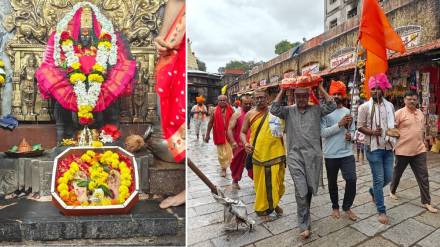 Abhishek, Mahalakshmi temple,