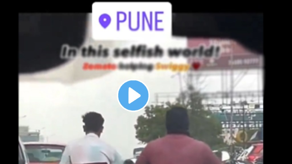 When Competitors Become Comrades: Zomato Rider Helps Swiggy Delivery Guy in Pune