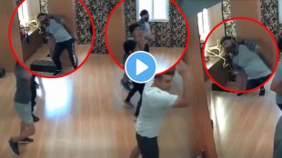 Shocking Video businessman Dies Of Heart Attack While Warming Up At Gym In Sambhajinagar