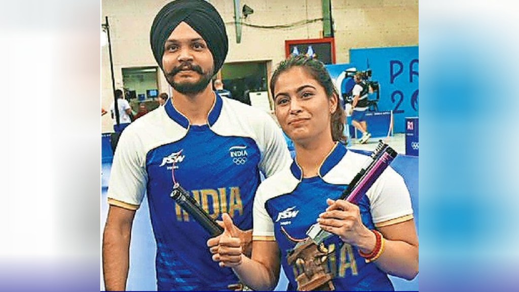 Sarbjot Singh Manu Bhakar Sarbjot Singh Manu Bhakar