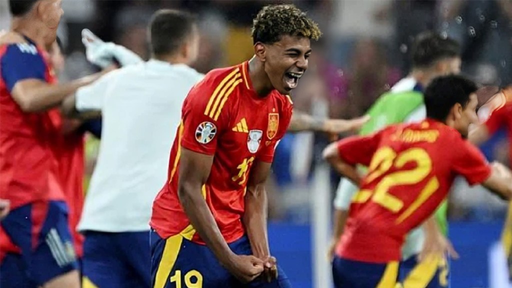 Lamine Yamal becomes youngest goal scorer in European Championship Lamine Yamal becomes youngest goal scorer in European Championship