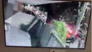 A four wheeler hit two people in Pimpri Chinchwad