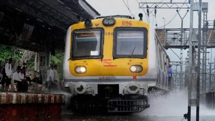 Mumbai local disrupted marathi news
