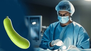 Doctors removed 16 inch bottle gourd from 60 year old mans rectum in mp