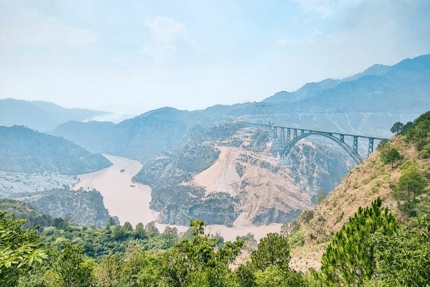 Chenab Bridge latest photos 
