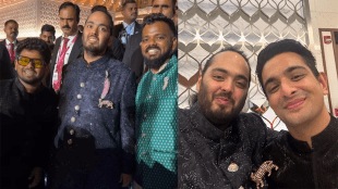 Anant Ambani Reception orange juice gang fame saurabh Ghadge, karan sonawane and Influencers at ambani reception