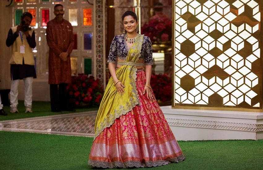 Radhika Merchant Haldi Outfit