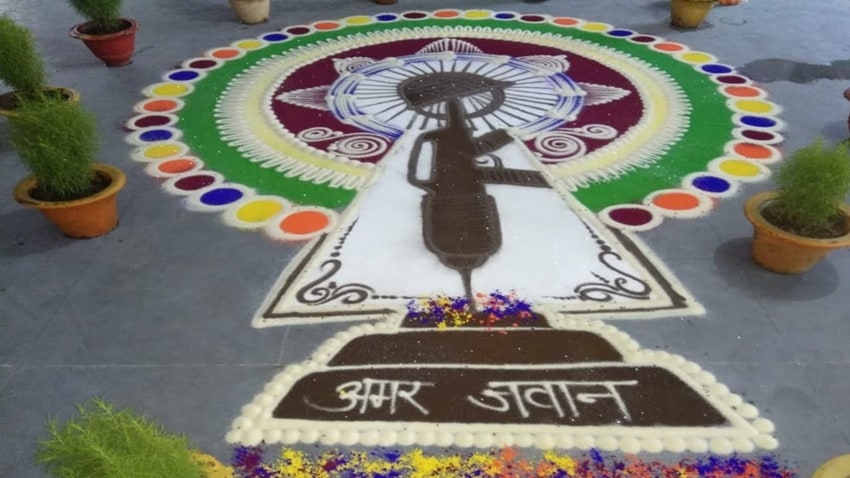 Kargil_Vijay_Diwas_Rangoli
