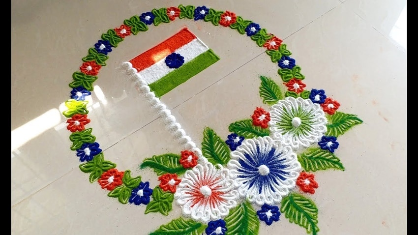 Rangoli Designs For Kargil Day