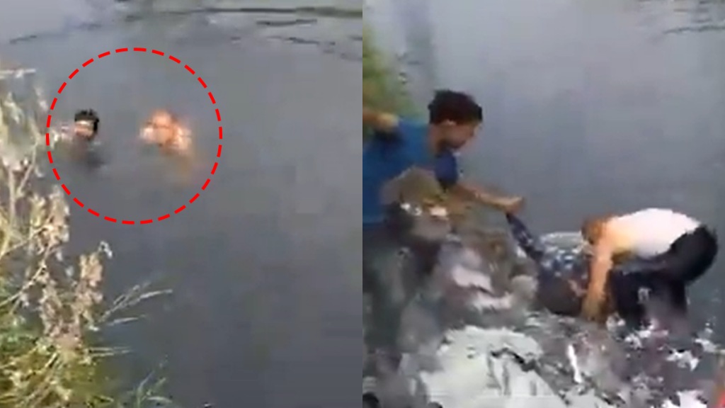 man drowning saved by ex navy cammando