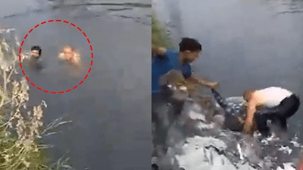 man drowning saved by ex navy cammando